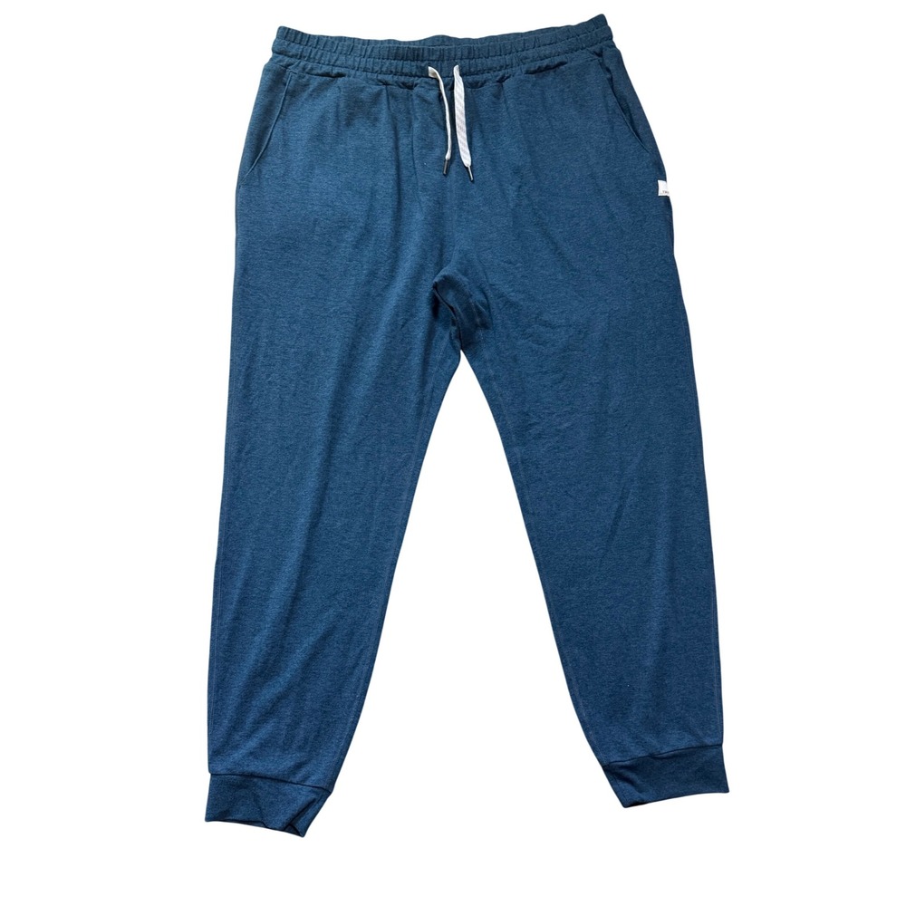 Vuori Performance Joggers Pine Green Heathered Tapered Sweatpants Large VW303 - Picture 2 of 6